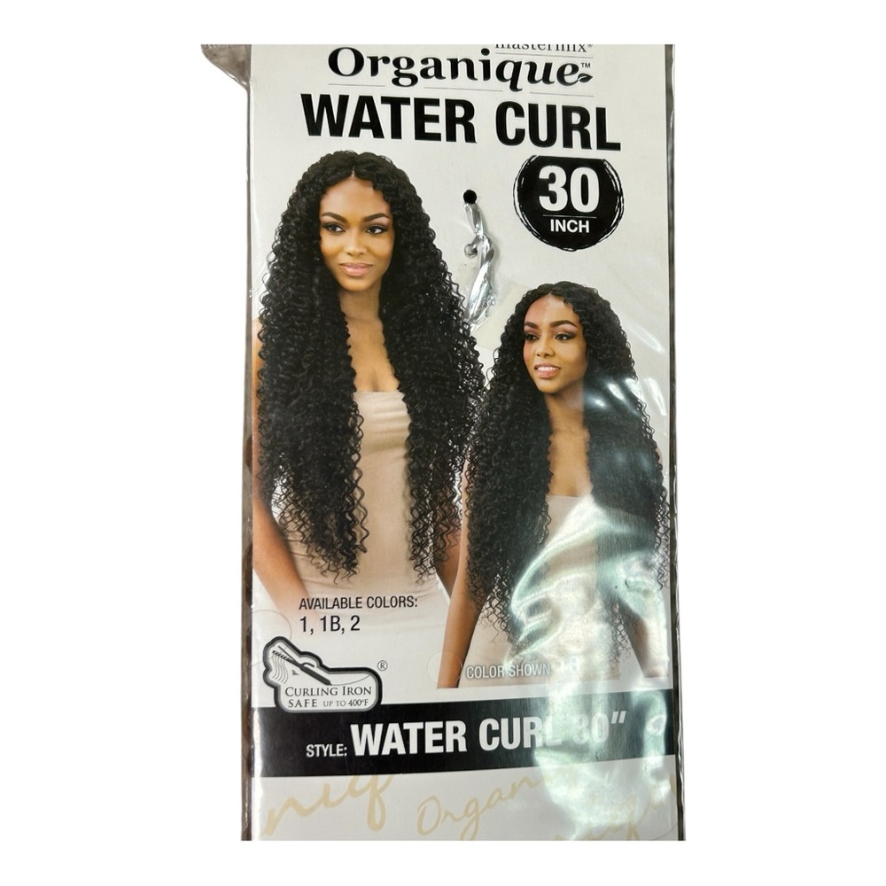 NEW Organique Mastermix Synthetic Weave Water Curl 30" Color 30 RED Shake-N-Go